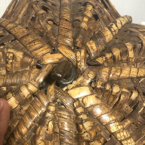 Wicker woven pumpkin decor - Picture 3 of 7